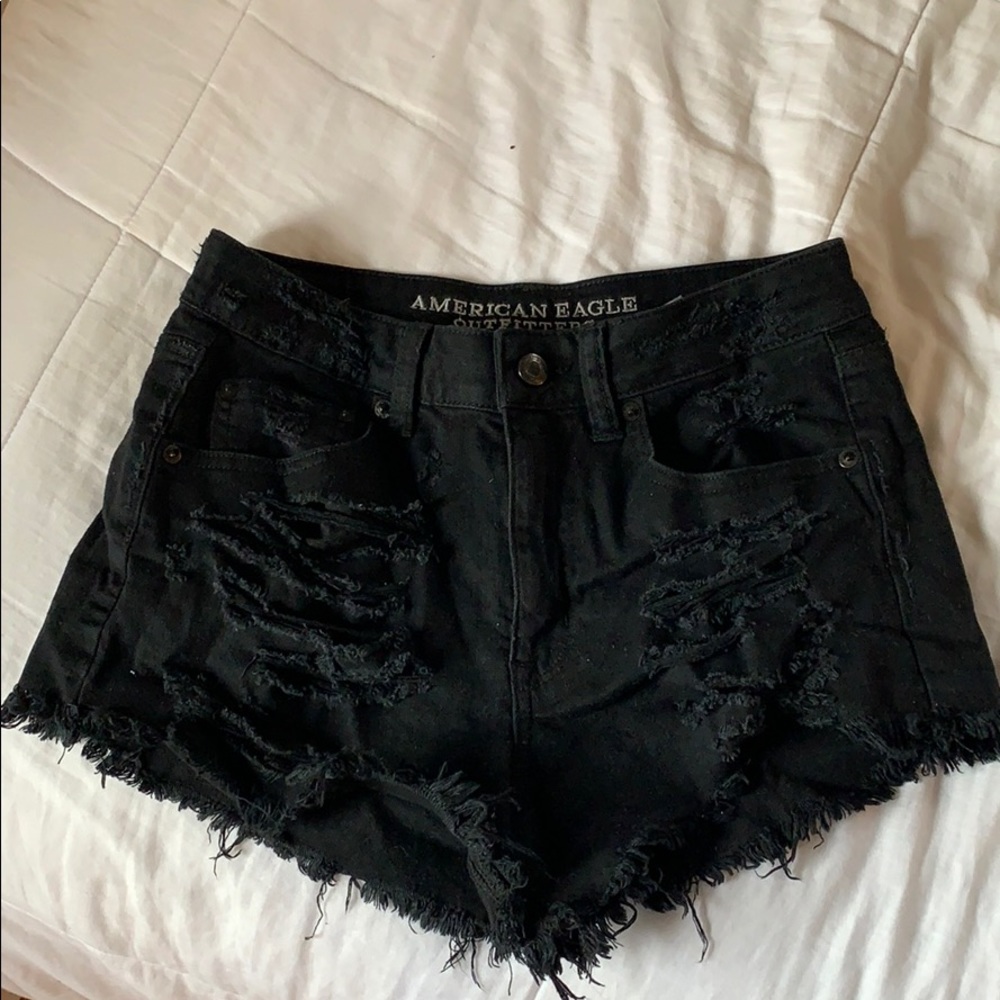Jean shorts black American eagle